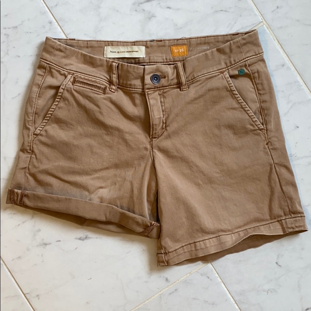 Anthropologie Pilcro Hyphen Chino Shorts